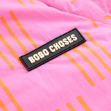 Almost Moiré all over reversible anorak - Fuchsia van Bobo Choses | Kids Conceptstore Le Fanfare