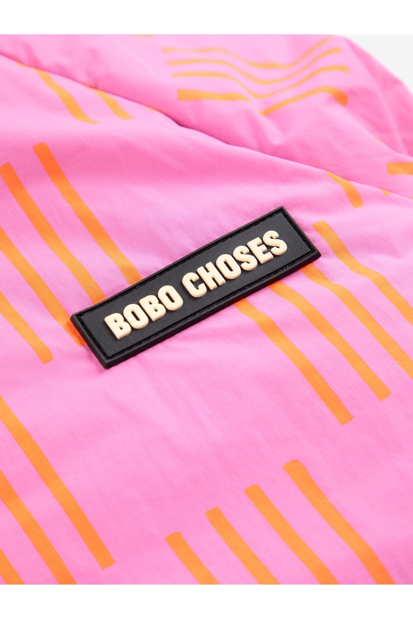 Almost Moiré all over reversible anorak - Fuchsia van Bobo Choses | Kids Conceptstore Le Fanfare