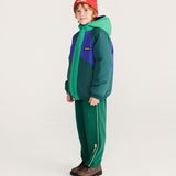 Almost Moiré all over reversible anorak - Navy Blue van Bobo Choses | Kids Conceptstore Le Fanfare