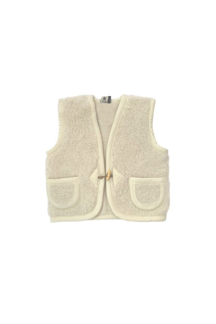 Alwero bodywarmer Alpen Junior Naturel van Alwero | Kids Conceptstore Le Fanfare