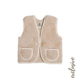 Alwero Exclusive bodywarmer Alpen Onion Junior 3D Beige van Alwero | Kids Conceptstore Le Fanfare