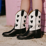 Amour Black Cowboyboots van Bootstock | Kids Conceptstore Le Fanfare
