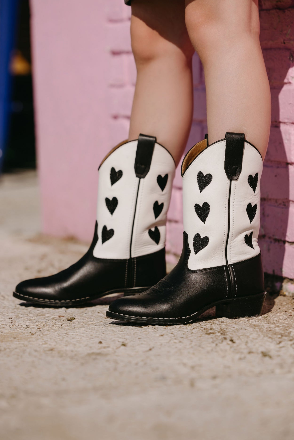 Amour Black Cowboyboots van Bootstock | Kids Conceptstore Le Fanfare