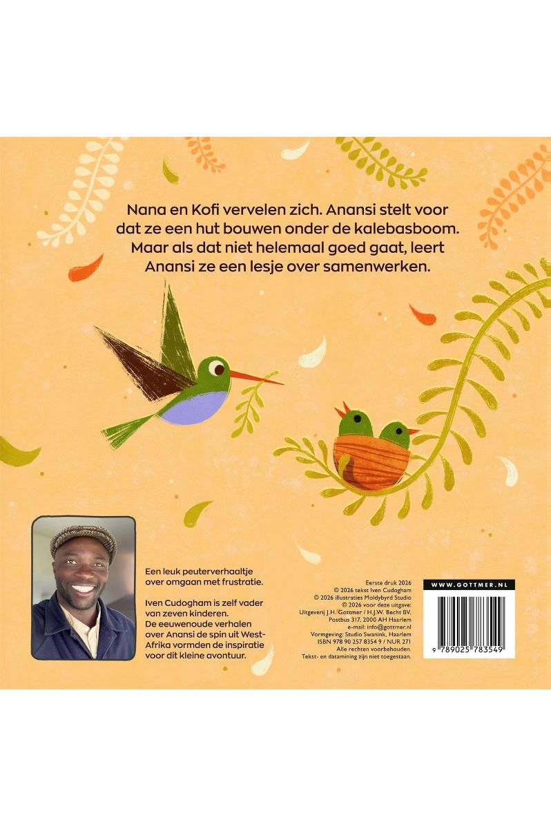 Anansi de Spin - Samen een hut bouwen - Iven Cudogham van Gottmer | Kids Conceptstore Le Fanfare