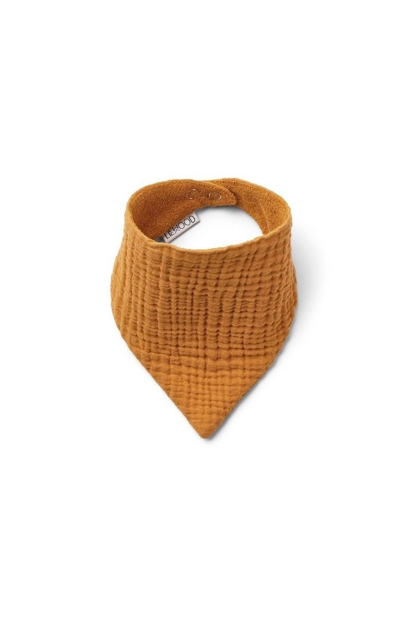 Andrea bib 2-pack Mustard van Liewood | Kids Conceptstore Le Fanfare