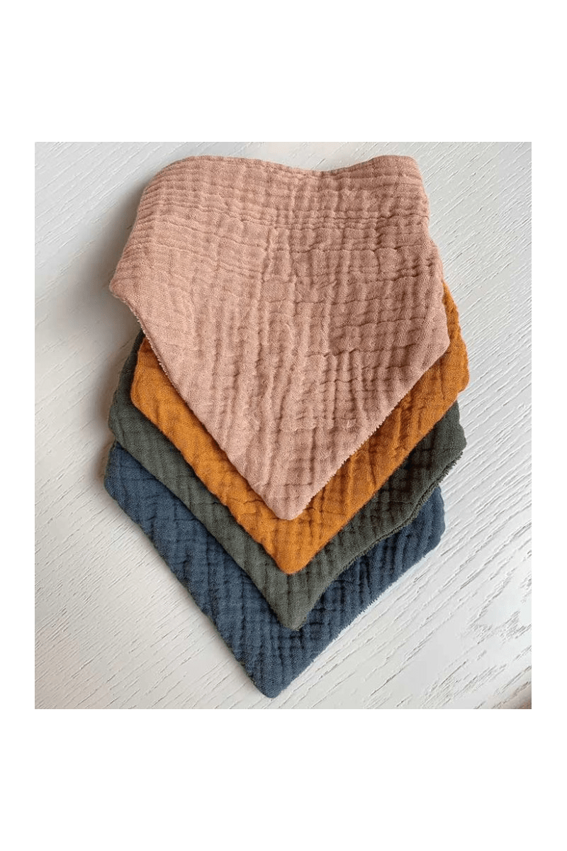 Andrea bib 2-pack Mustard van Liewood | Kids Conceptstore Le Fanfare