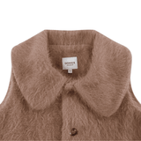 Anja Gilet - Hazelnut van Donsje Amsterdam | Kids Conceptstore Le Fanfare