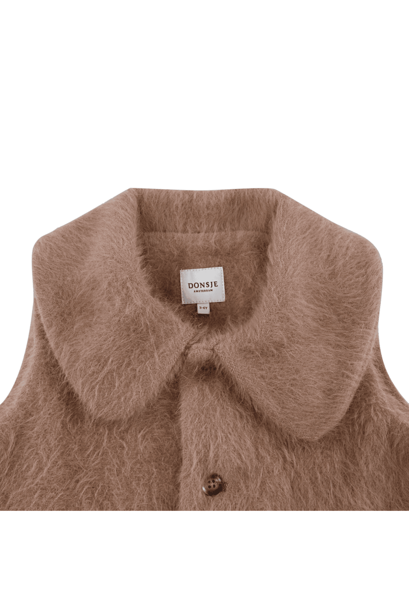 Anja Gilet - Hazelnut van Donsje Amsterdam | Kids Conceptstore Le Fanfare