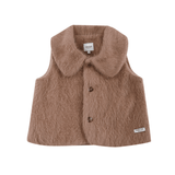 Anja Gilet - Hazelnut van Donsje Amsterdam | Kids Conceptstore Le Fanfare