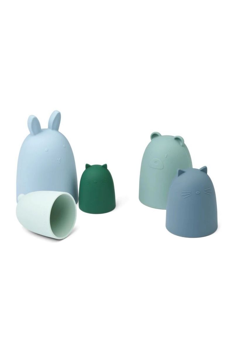 Anneli nesting toy Dusty mint multi mix van Liewood | Kids Conceptstore Le Fanfare