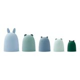 Anneli nesting toy Dusty mint multi mix van Liewood | Kids Conceptstore Le Fanfare