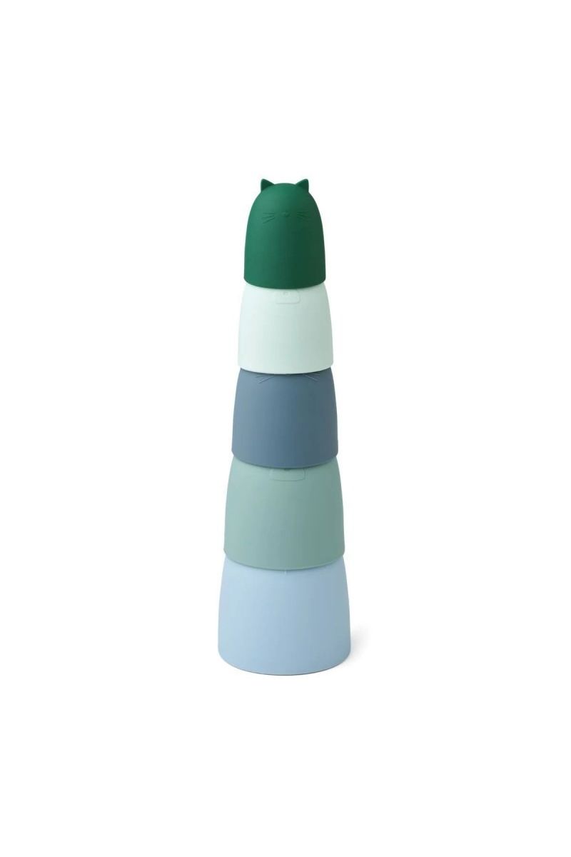 Anneli nesting toy Dusty mint multi mix van Liewood | Kids Conceptstore Le Fanfare