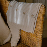 Antibes-Nb cardigan - ecru van 1+ in the family | Kids Conceptstore Le Fanfare