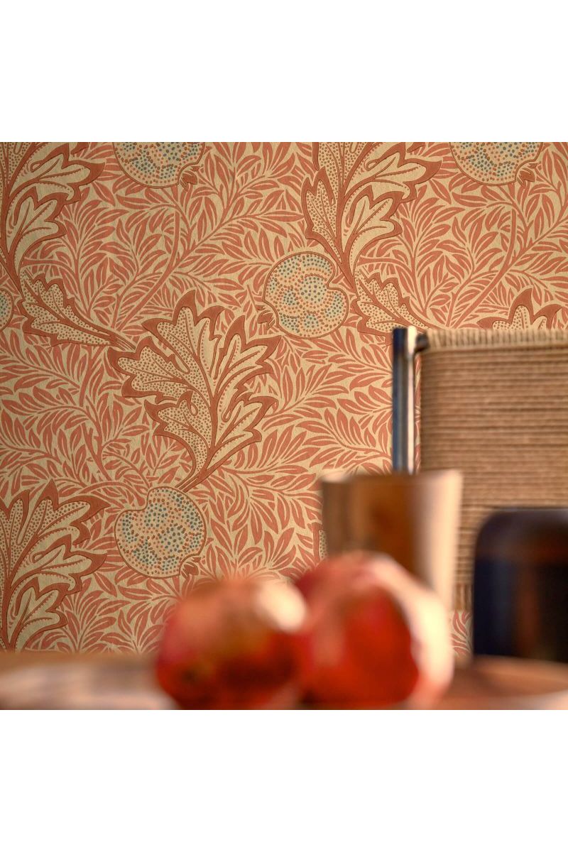 Apple Wallpaper - Rust Gold van Morris & Co | Kids Conceptstore Le Fanfare