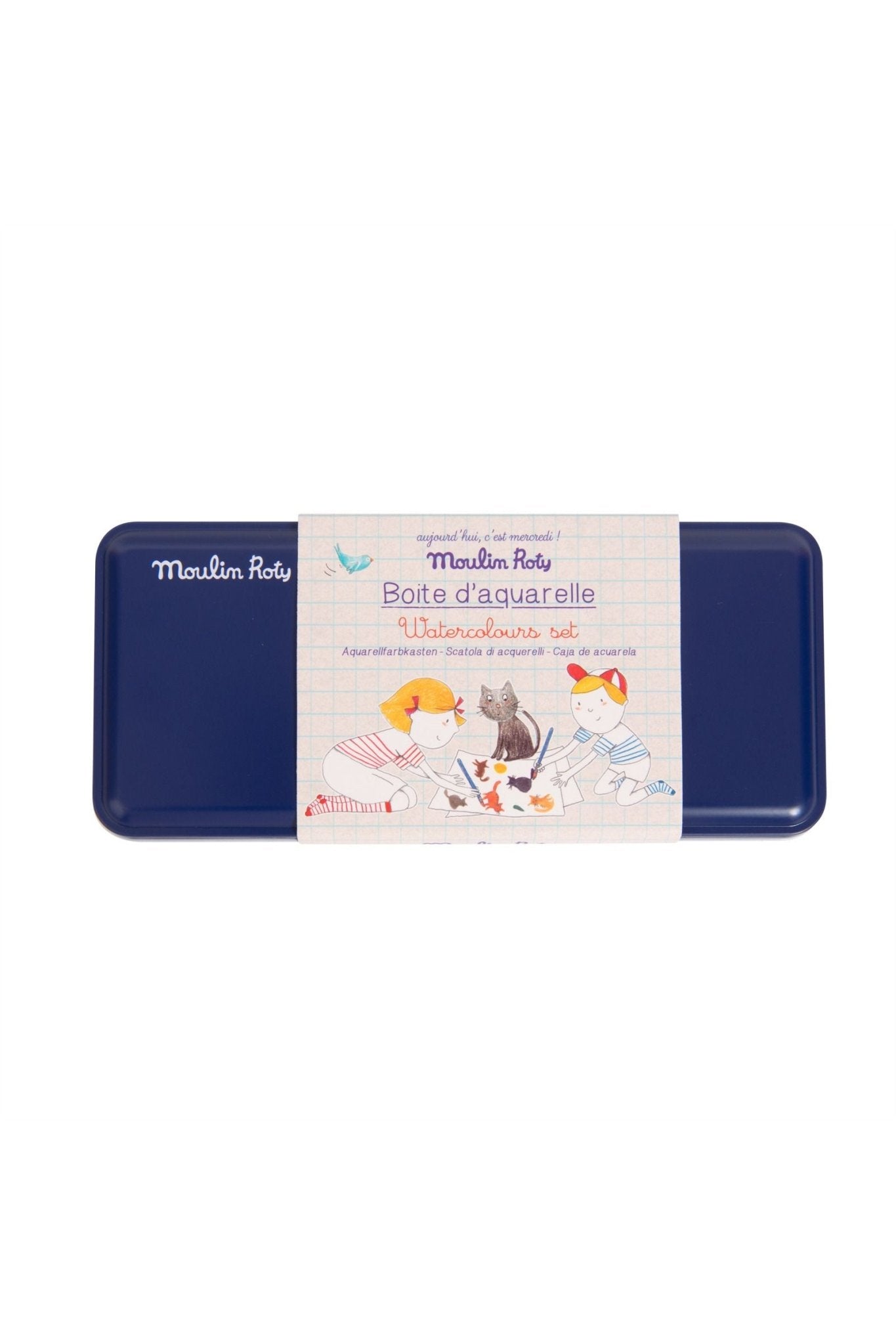 Aquarel verfdoos - Aujourd'hui c'est mercredi van Moulin Roty | Kids Conceptstore Le Fanfare