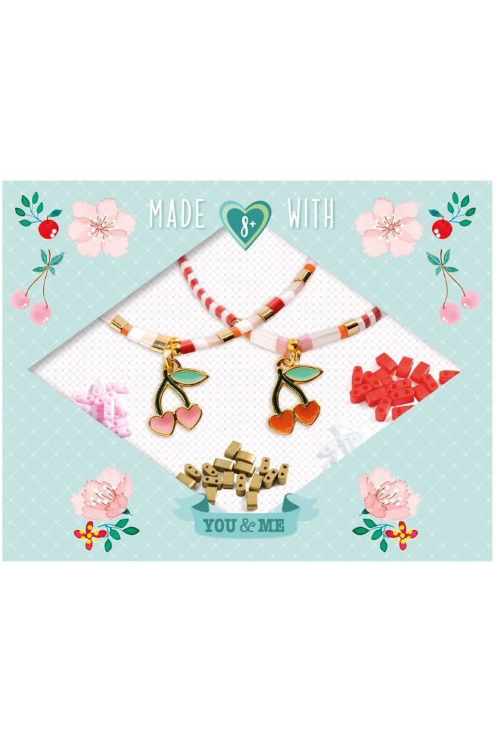 Armbandjes maken tila and cherries van Djeco | Kids Conceptstore Le Fanfare