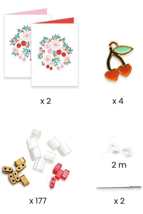 Armbandjes maken tila and cherries van Djeco | Kids Conceptstore Le Fanfare