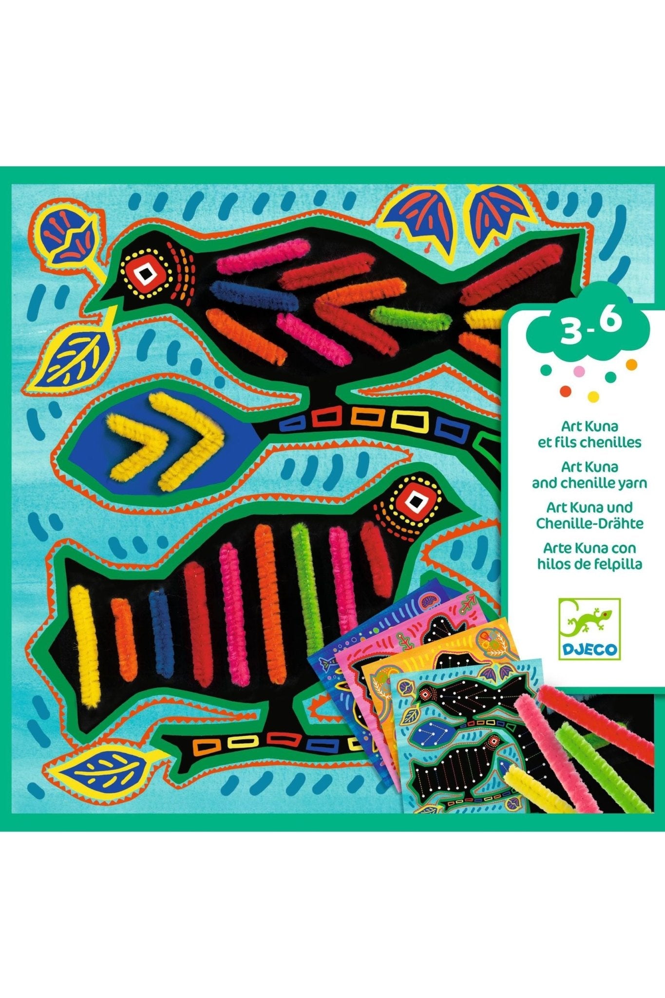Art Kuna en chenilledraad - Heel zacht van Djeco | Kids Conceptstore Le Fanfare