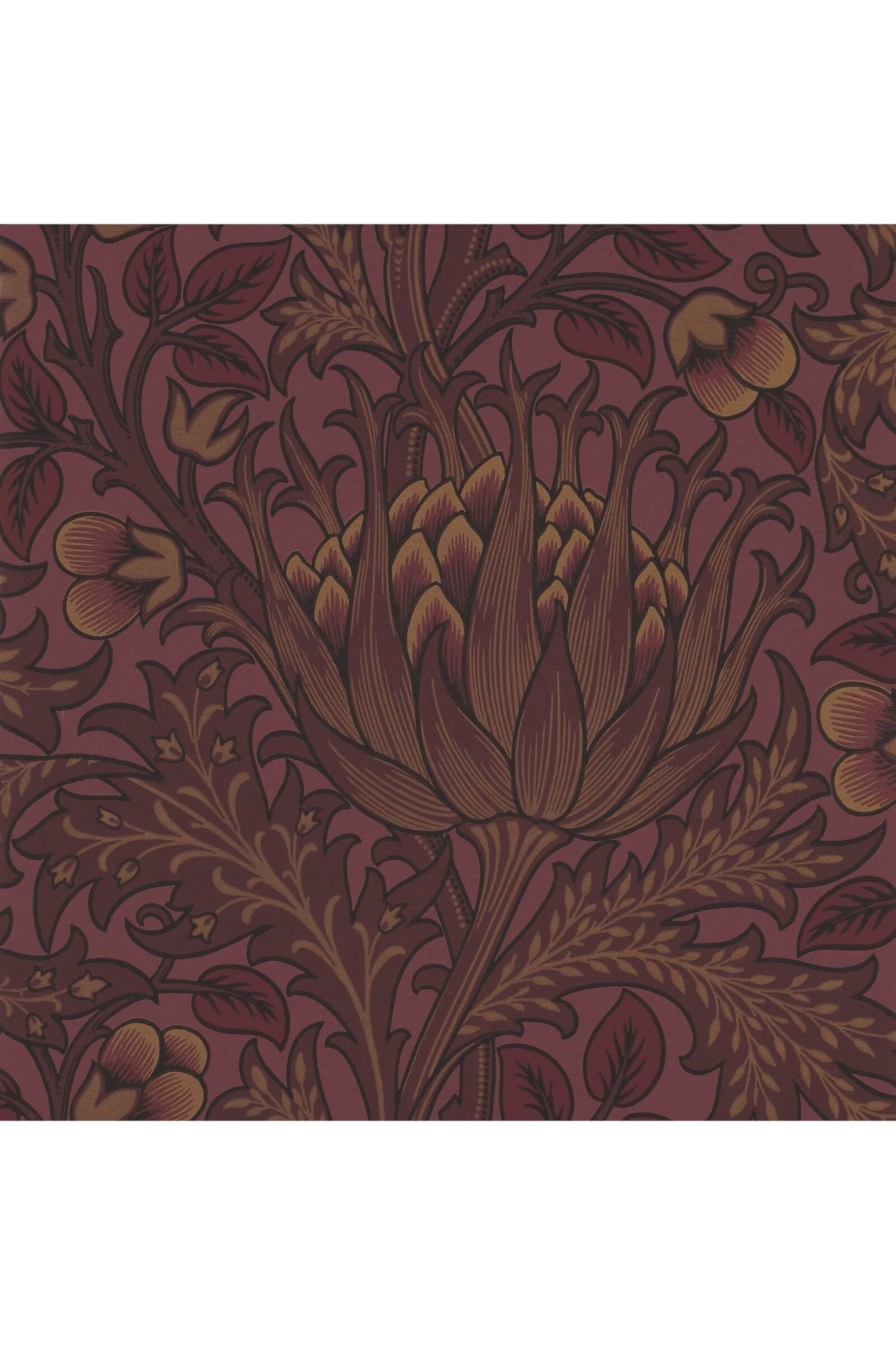 Artichoke Wallpaper - Wine van Morris & Co | Kids Conceptstore Le Fanfare