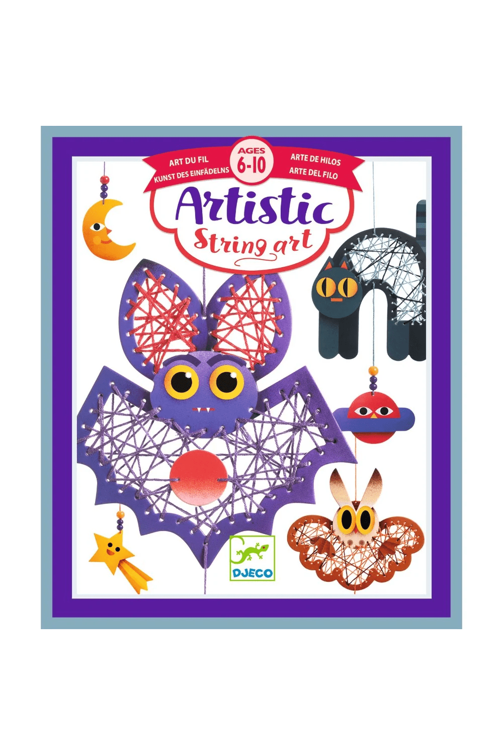 Artistic String Art - Night-Time van Djeco | Kids Conceptstore Le Fanfare