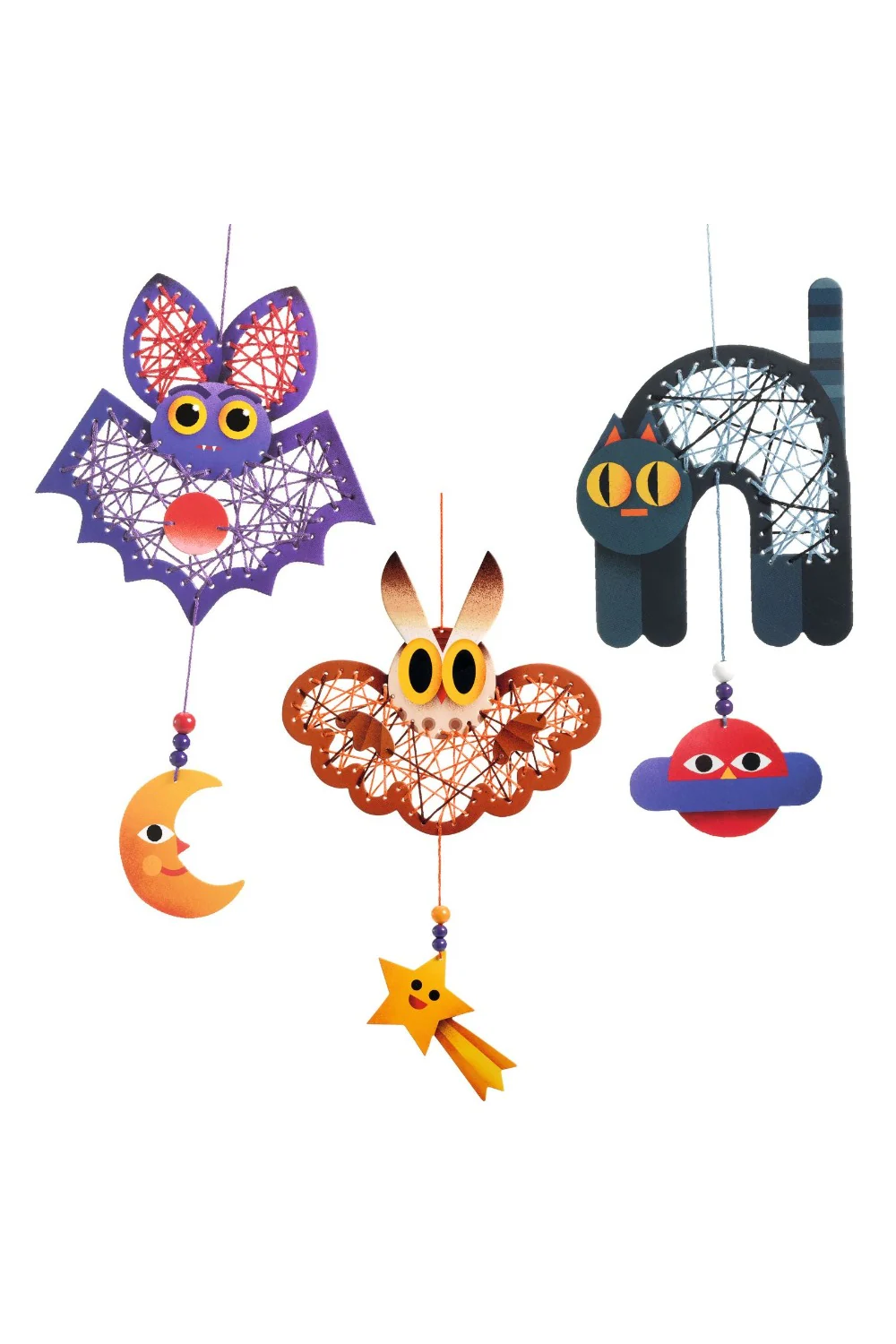 Artistic String Art - Night-Time van Djeco | Kids Conceptstore Le Fanfare