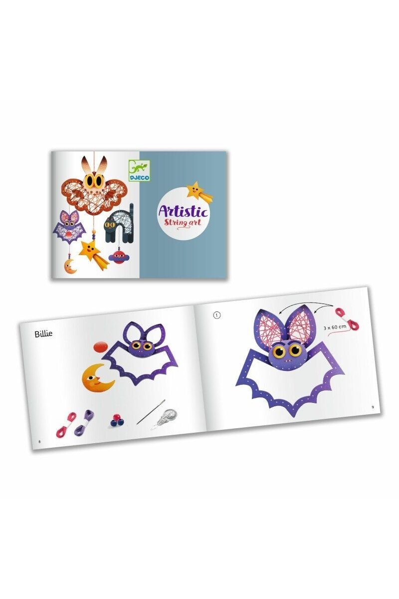 Artistic String Art - Night-Time van Djeco | Kids Conceptstore Le Fanfare