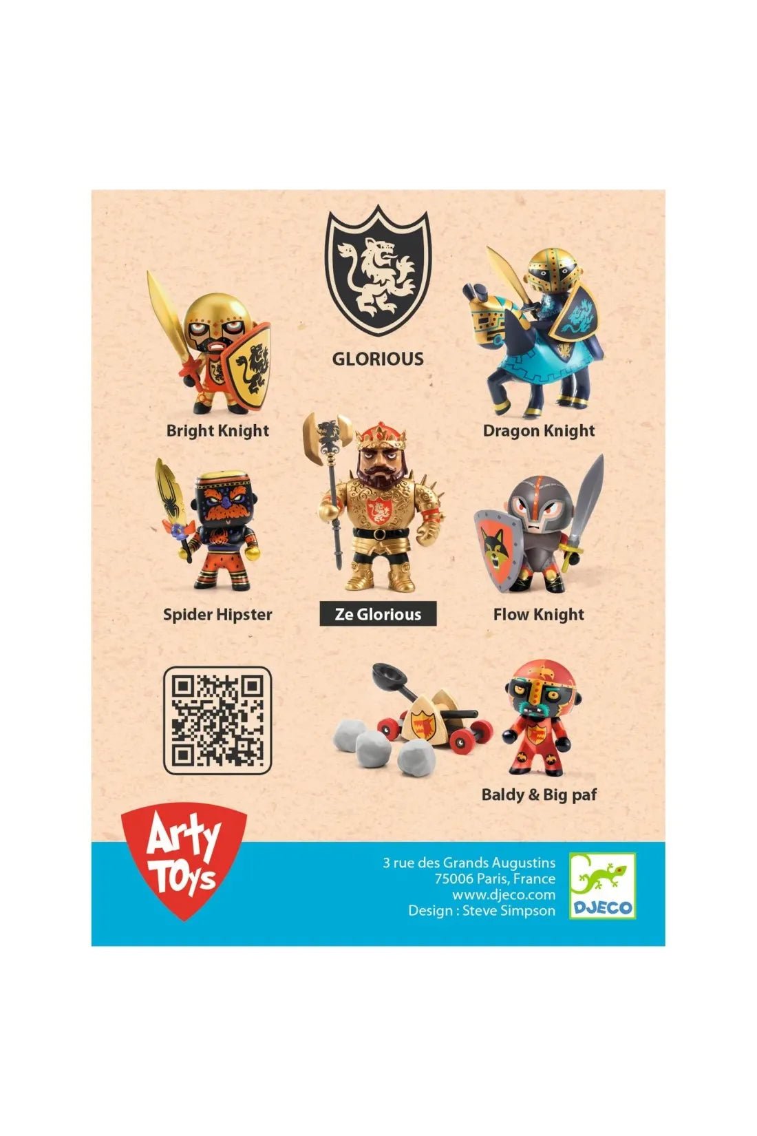 Arty Toys - Knight azur van Djeco | Kids Conceptstore Le Fanfare