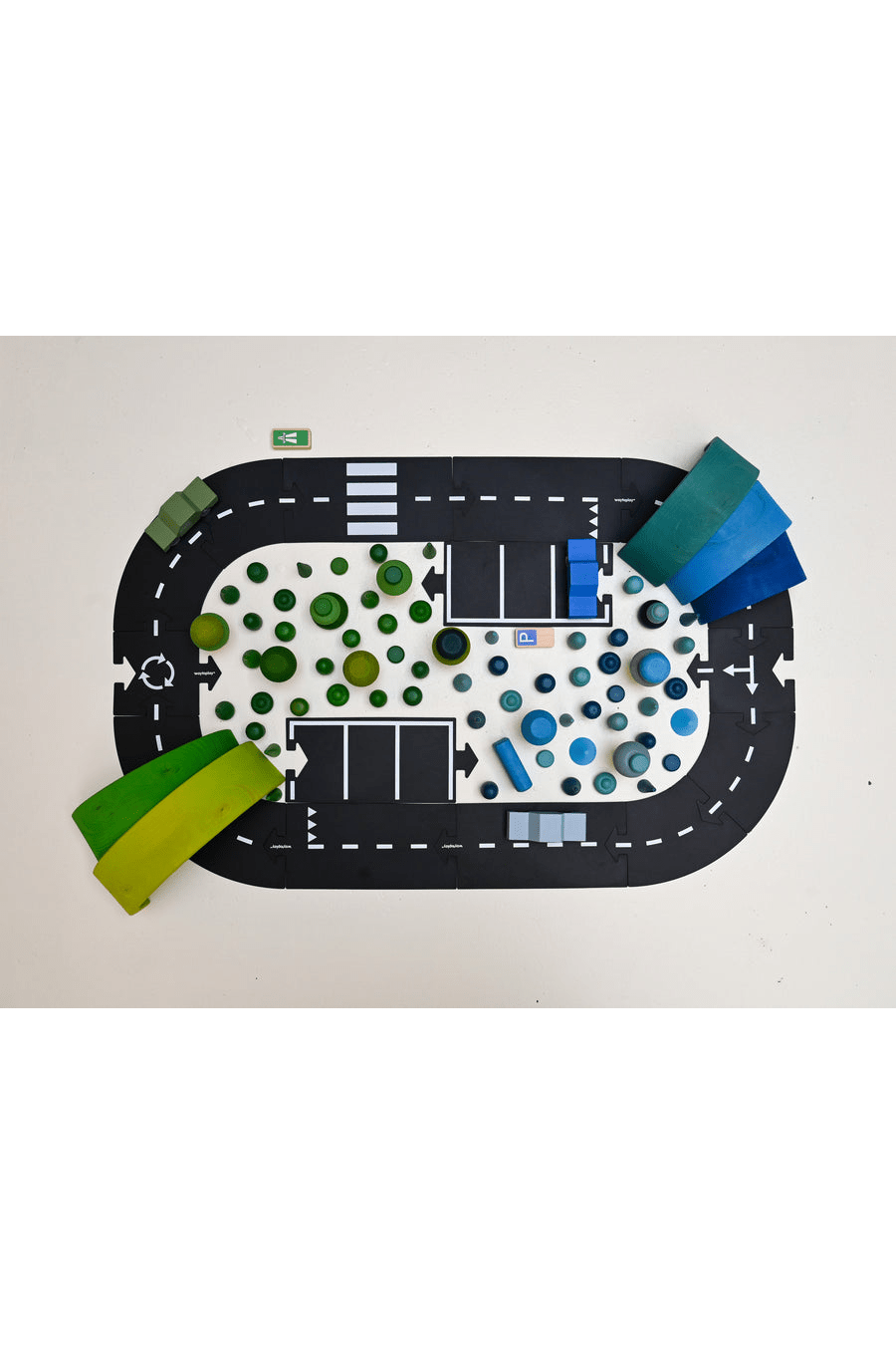 Autoweg 16 stuks van Waytoplay | Kids Conceptstore Le Fanfare