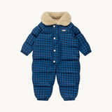 Tiny Cottons VICHY PADDED OVERALL blue/navy