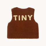 Tiny Cottons PADDED TINY VEST brown