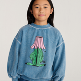 Hidden Monster sweatshirt - Blue