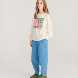 Booo Bo Choses Tag woven pants - Blue
