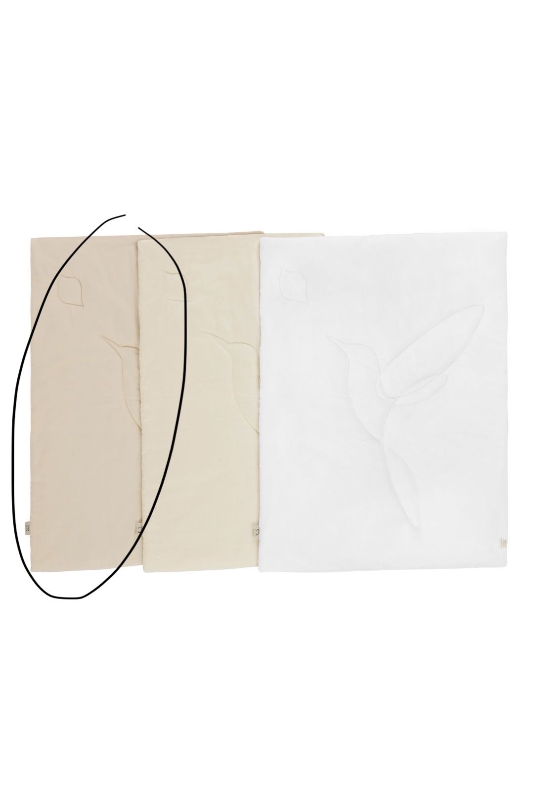 Baby blanket Bird - beige van KAS Kopenhagen | Kids Conceptstore Le Fanfare