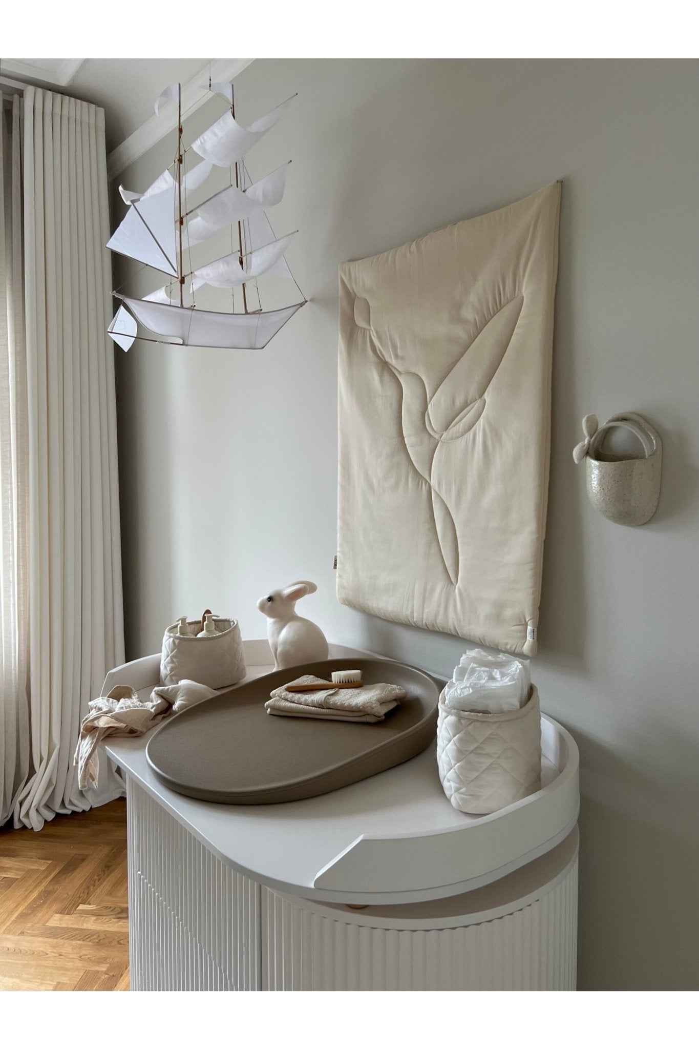Baby blanket Bird - cream van KAS Kopenhagen | Kids Conceptstore Le Fanfare
