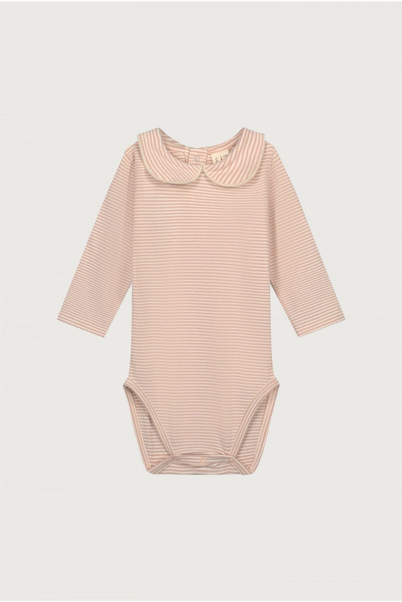 Baby Collar Onesie | Faded Pink - Cream van Gray Label | Kids Conceptstore Le Fanfare