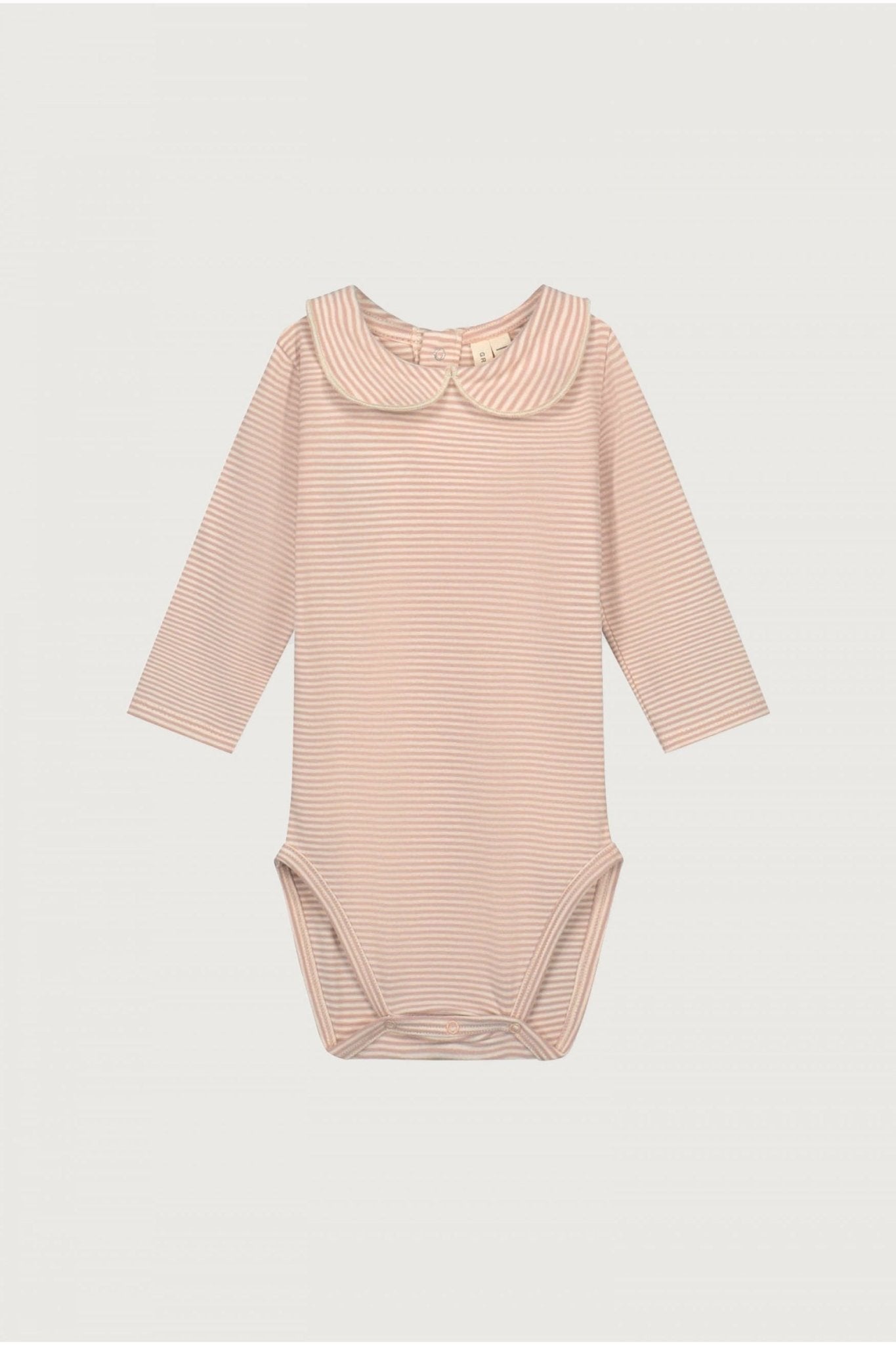 Baby Collar Onesie | Faded Pink - Cream van Gray Label | Kids Conceptstore Le Fanfare