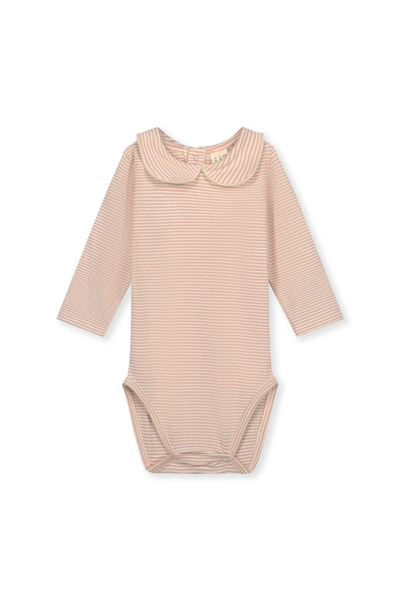 Baby Collar Onesie | Faded Pink - Cream van Gray Label | Kids Conceptstore Le Fanfare