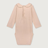 Baby Collar Onesie | Faded Pink - Cream van Gray Label | Kids Conceptstore Le Fanfare