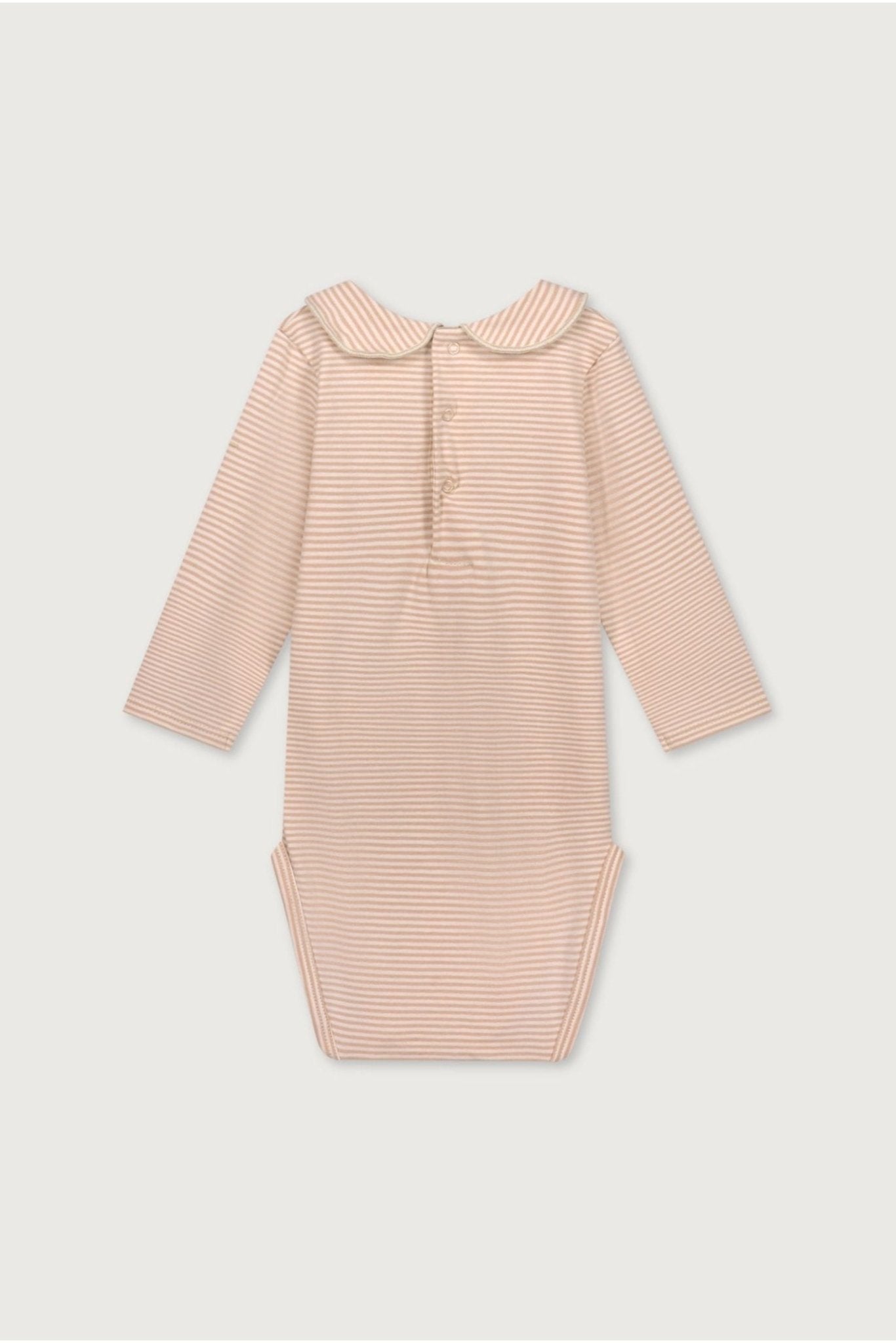 Baby Collar Onesie | Faded Pink - Cream van Gray Label | Kids Conceptstore Le Fanfare