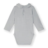 Baby Collar Onesie | Stone Gray - Cream van Gray Label | Kids Conceptstore Le Fanfare