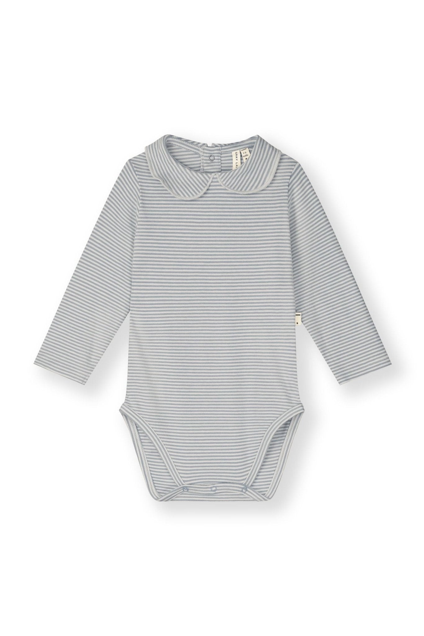 Baby Collar Onesie | Stone Gray - Cream van Gray Label | Kids Conceptstore Le Fanfare