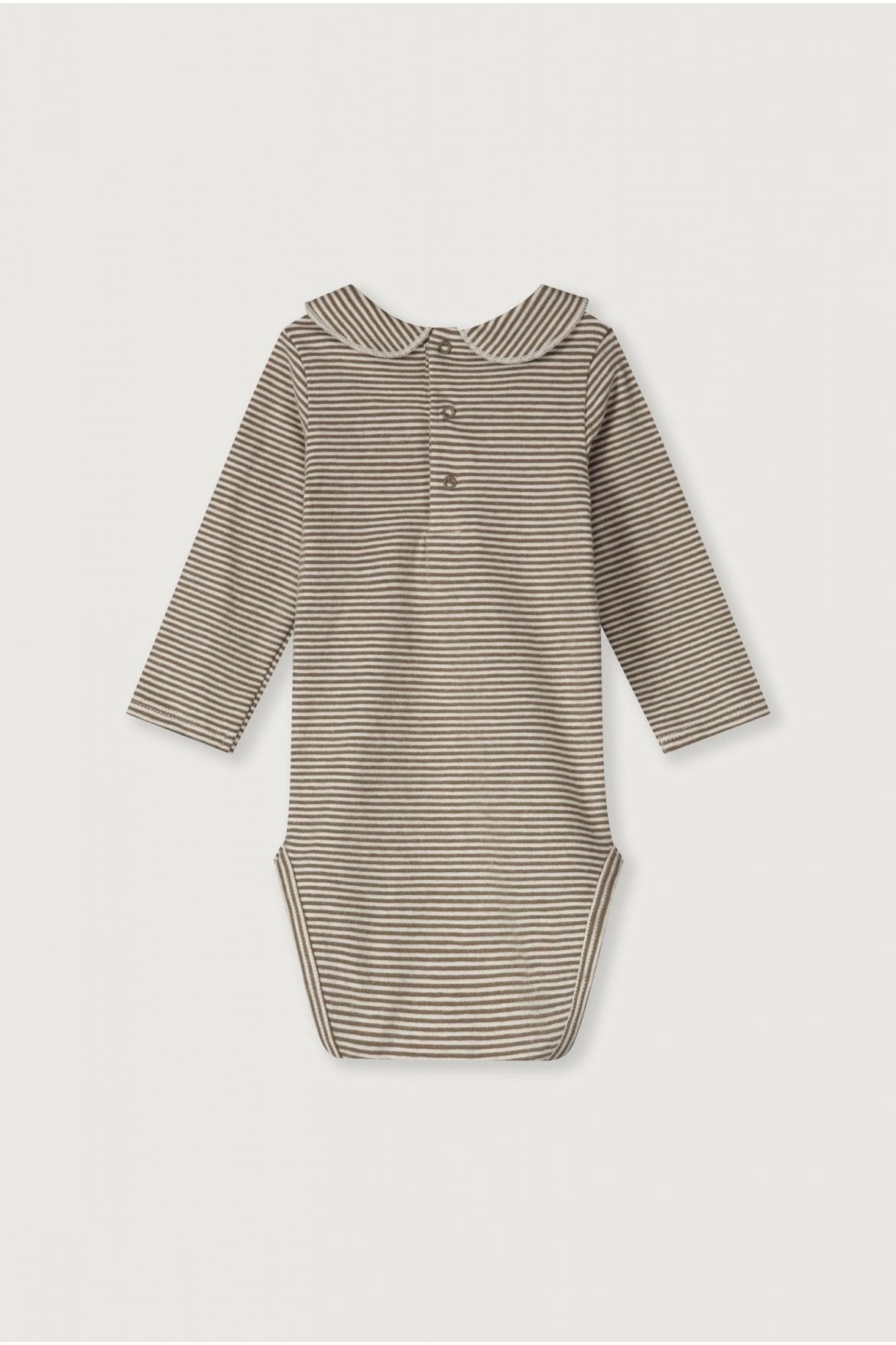 Baby Collar Onesie | Woody - Cream van Gray Label | Kids Conceptstore Le Fanfare