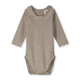 Baby Collar Onesie | Woody - Cream van Gray Label | Kids Conceptstore Le Fanfare