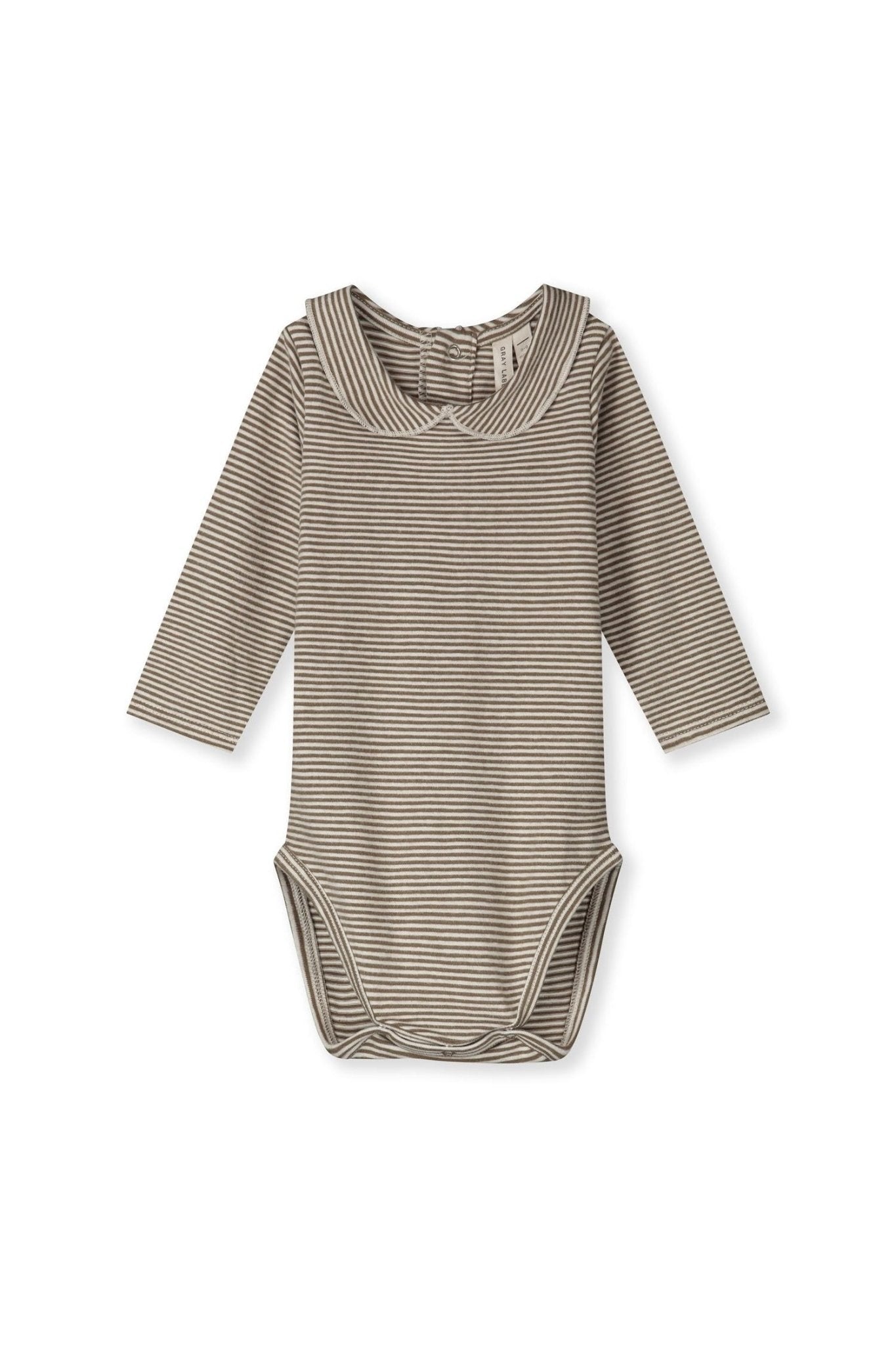 Baby Collar Onesie | Woody - Cream van Gray Label | Kids Conceptstore Le Fanfare