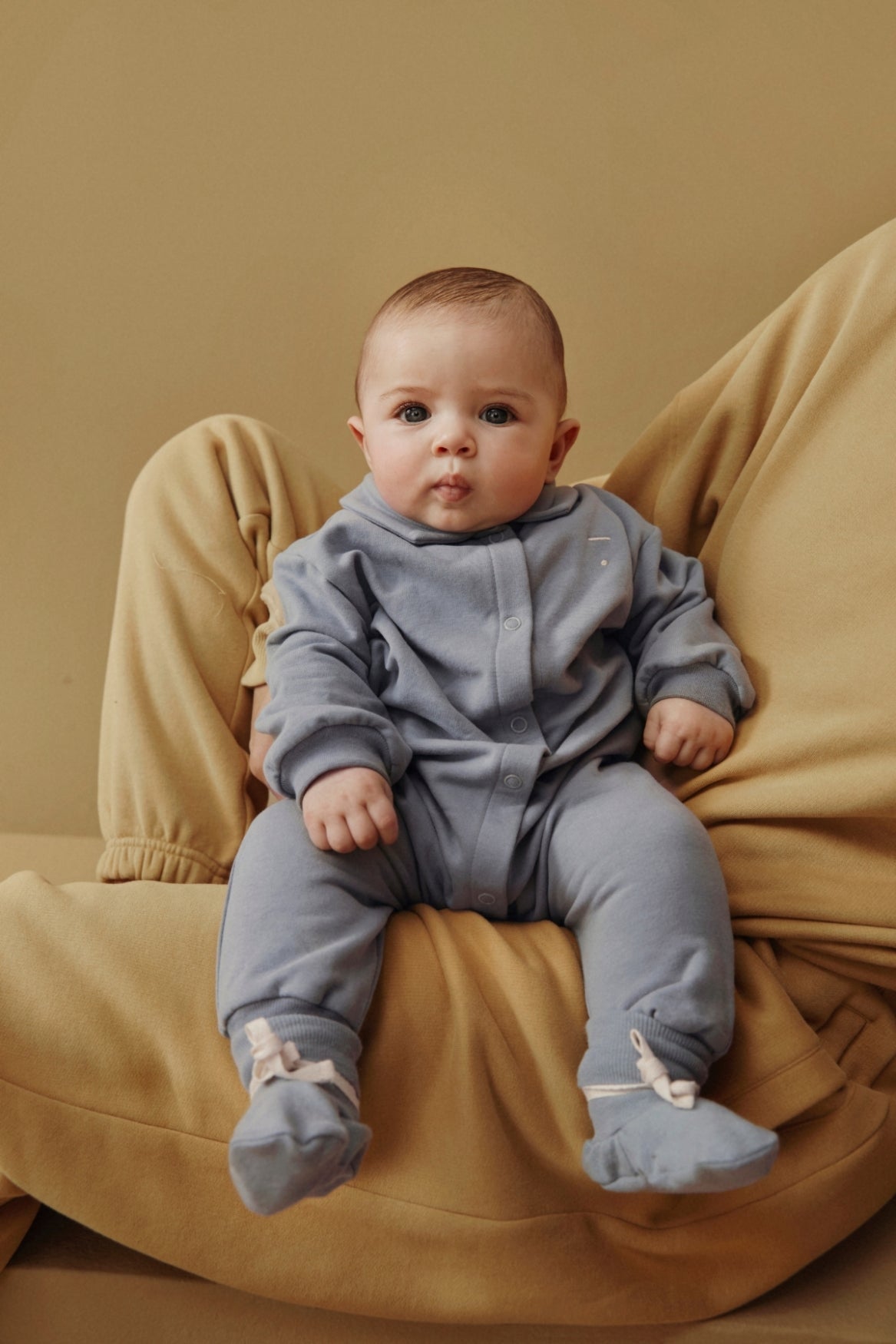 Baby Collar Suit | Stone Gray van Gray Label | Kids Conceptstore Le Fanfare
