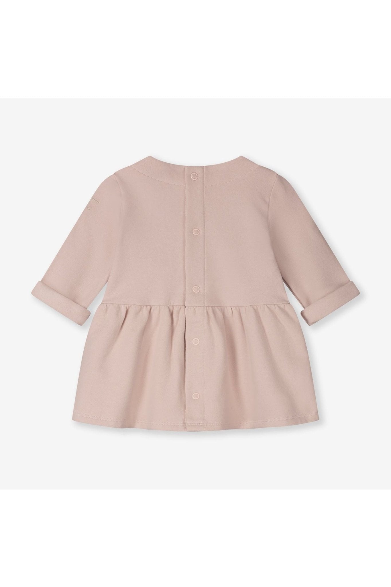 Baby Dress With Snaps | Faded Pink van Gray Label | Kids Conceptstore Le Fanfare