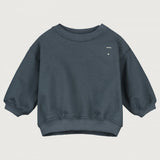 Baby Dropped Shoulder Sweater | Blue Grey van Gray Label | Kids Conceptstore Le Fanfare
