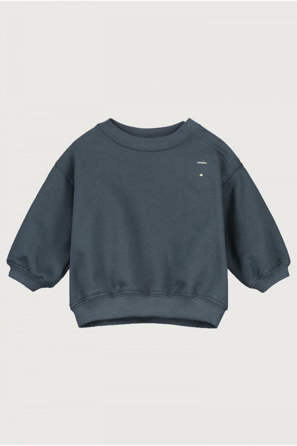Baby Dropped Shoulder Sweater | Blue Grey van Gray Label | Kids Conceptstore Le Fanfare