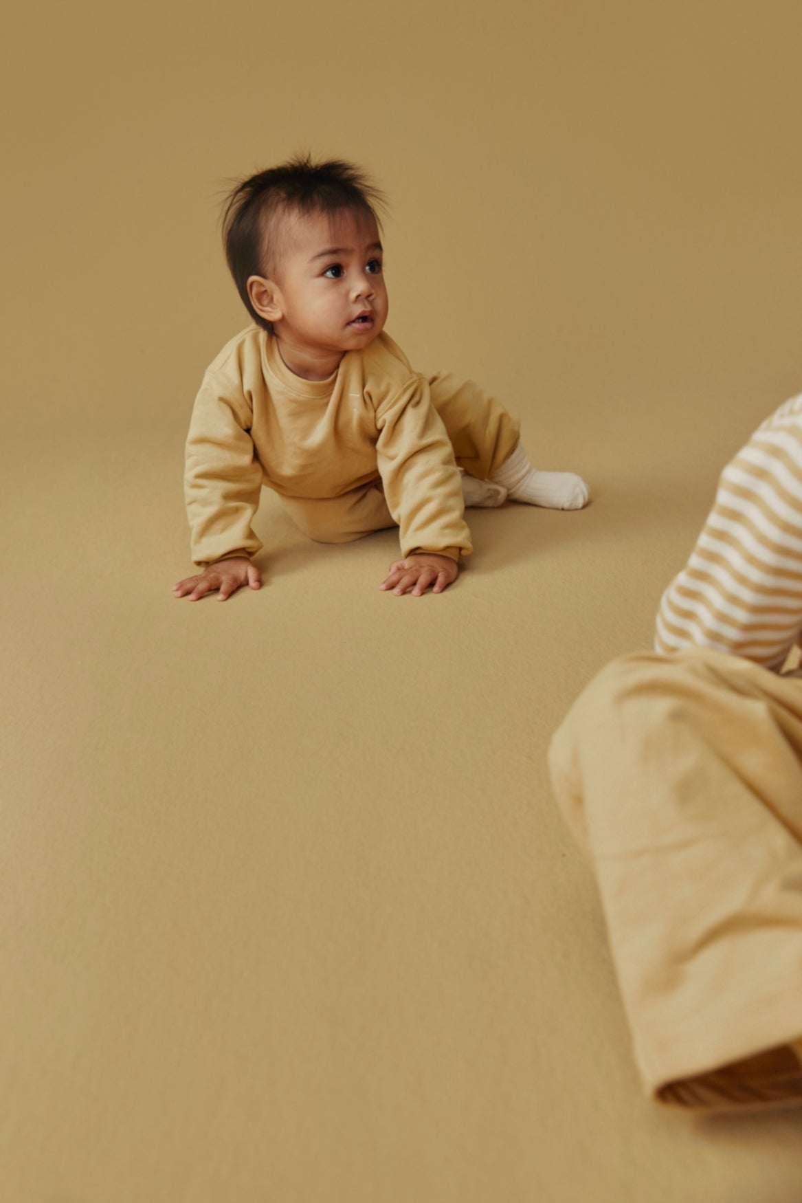 Baby Dropped Shoulder Sweater | Cookie van Gray Label | Kids Conceptstore Le Fanfare