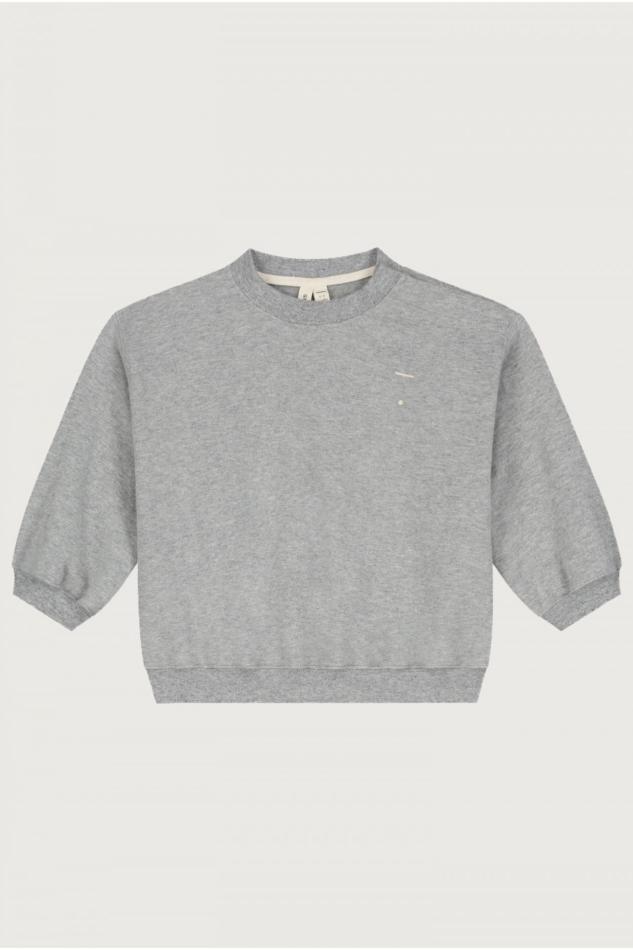 Baby Dropped Shoulder Sweater | Gray Melange van Gray Label | Kids Conceptstore Le Fanfare